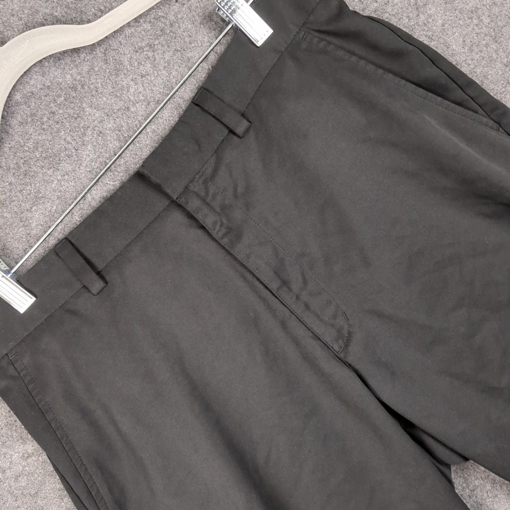 Grand Slam Mens Performance Golf Shorts Black Size 32 Zip Pocket Solid Polyester